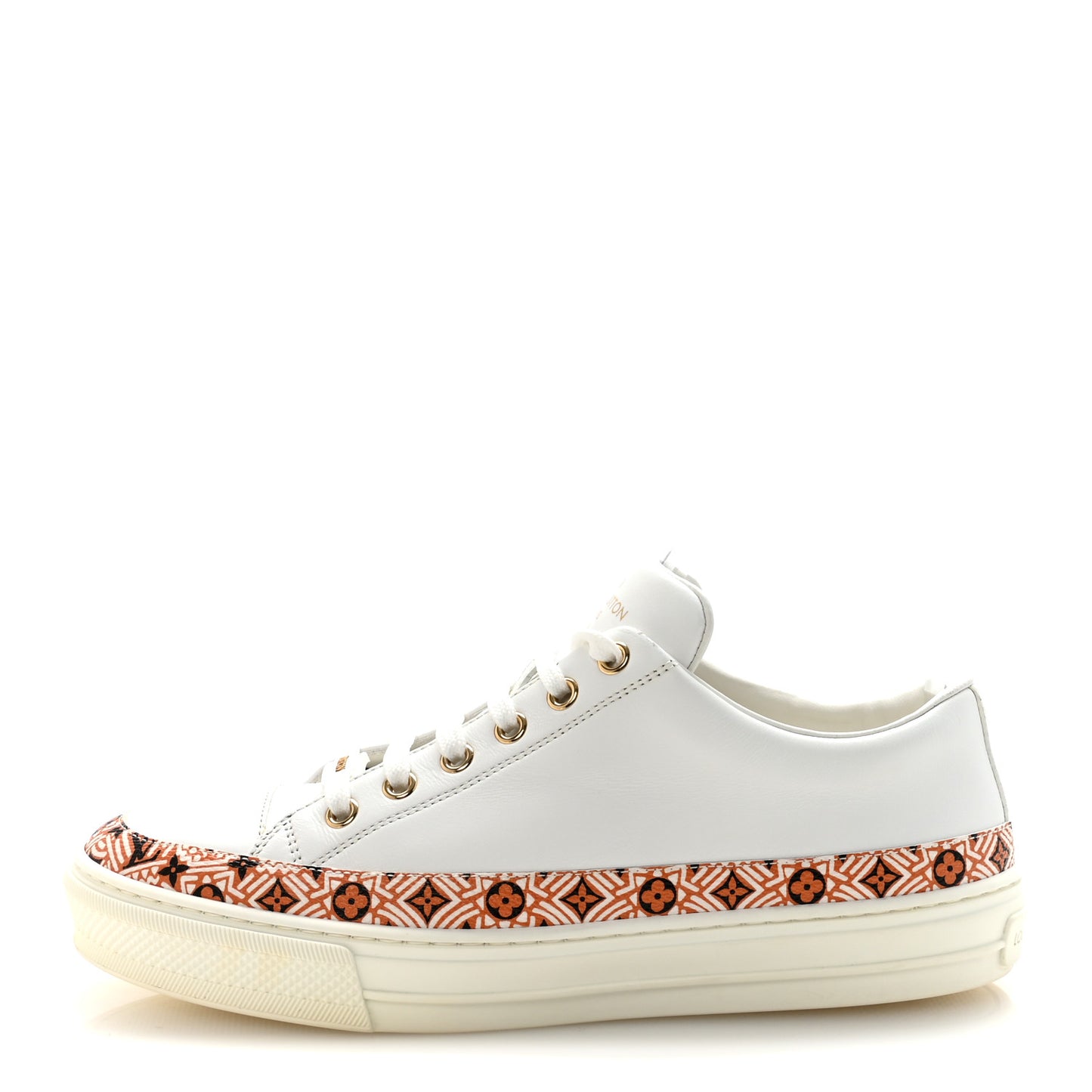 Calfskin Monogram Crafty Sneaker 38 White