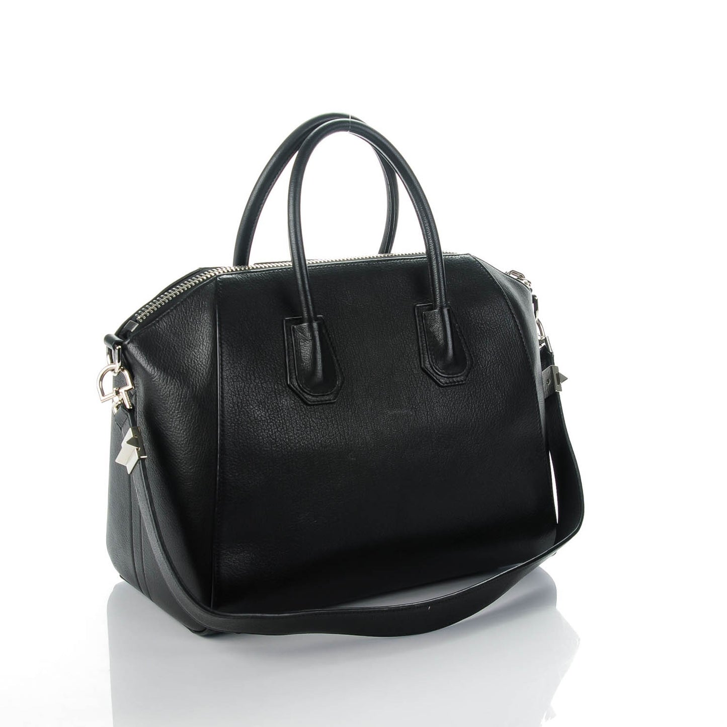 Sugar Goatskin Medium Antigona Black