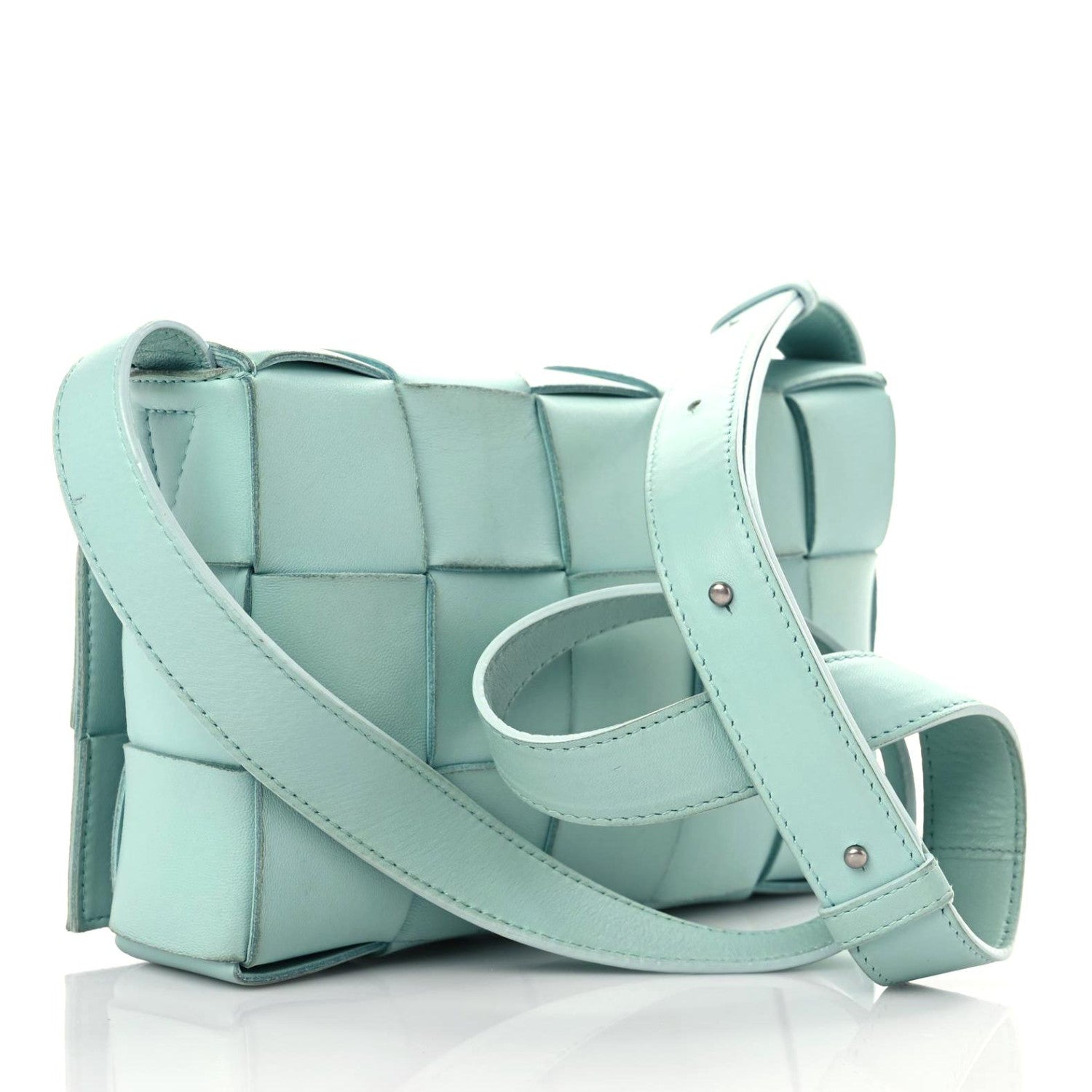Bottega Veneta Nappa Maxi Intreccio Cassette Bag Linoleum 3 of 22
