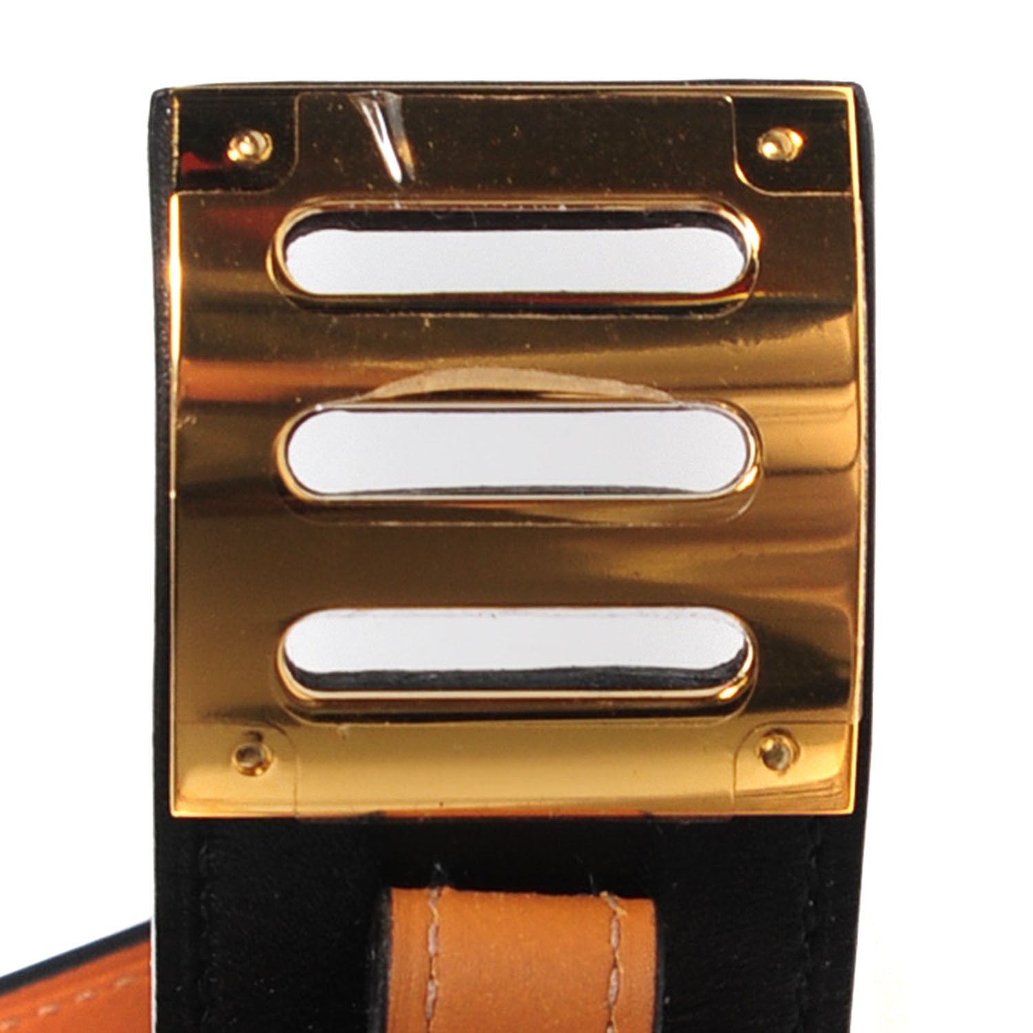 Hermes Veau Box Intense Bracelet Small Black 6 of 7