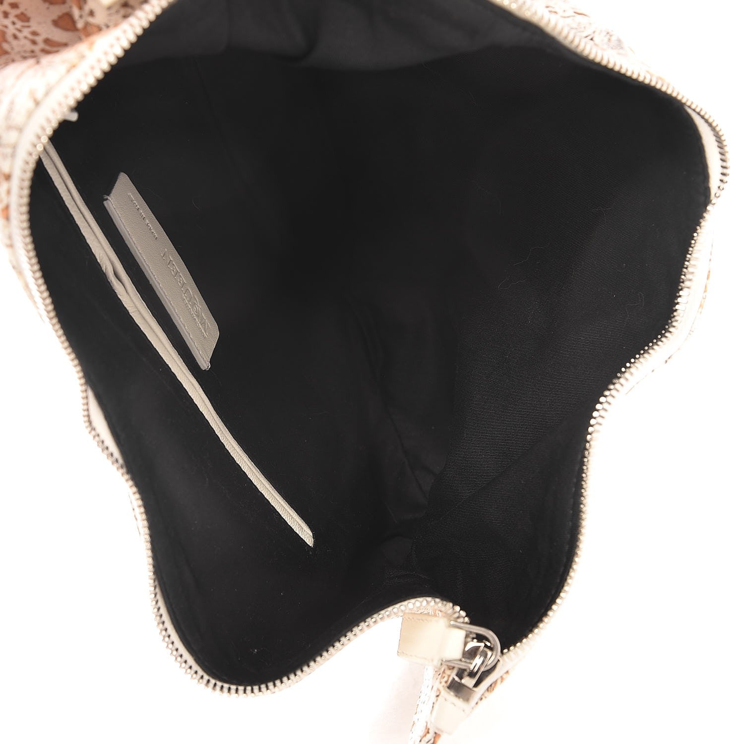 Alexander McQueen Silk Lace Print De Manta Clutch Bag 5 of 7