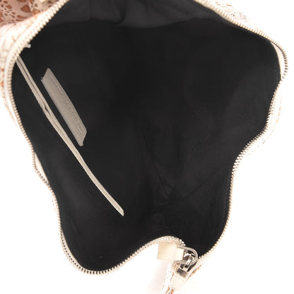 Alexander McQueen Silk Lace Print De Manta Clutch Bag 5 of 7