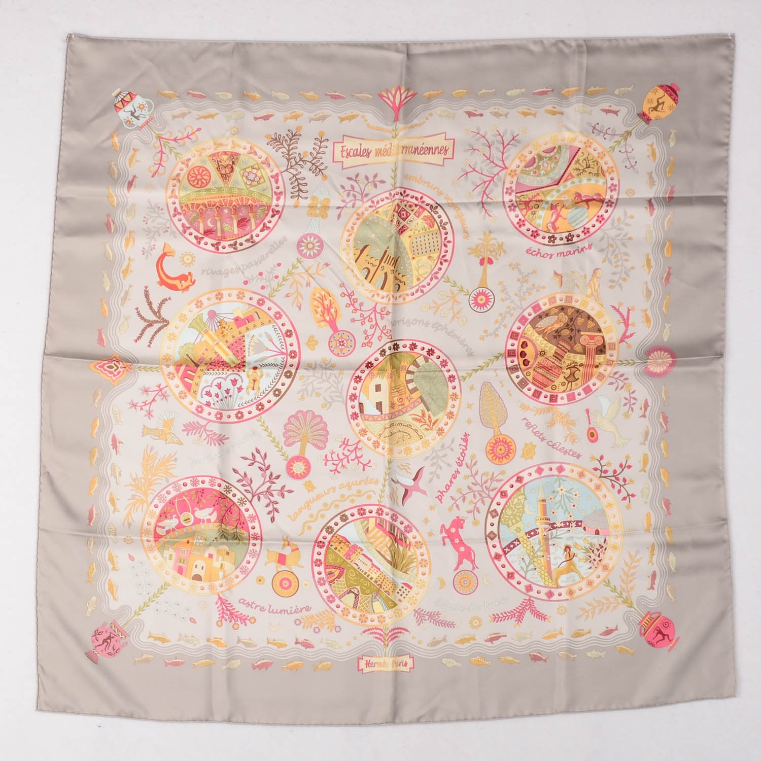 Hermes Silk Escales Méditerranéennes Scarf 90 2 of 6