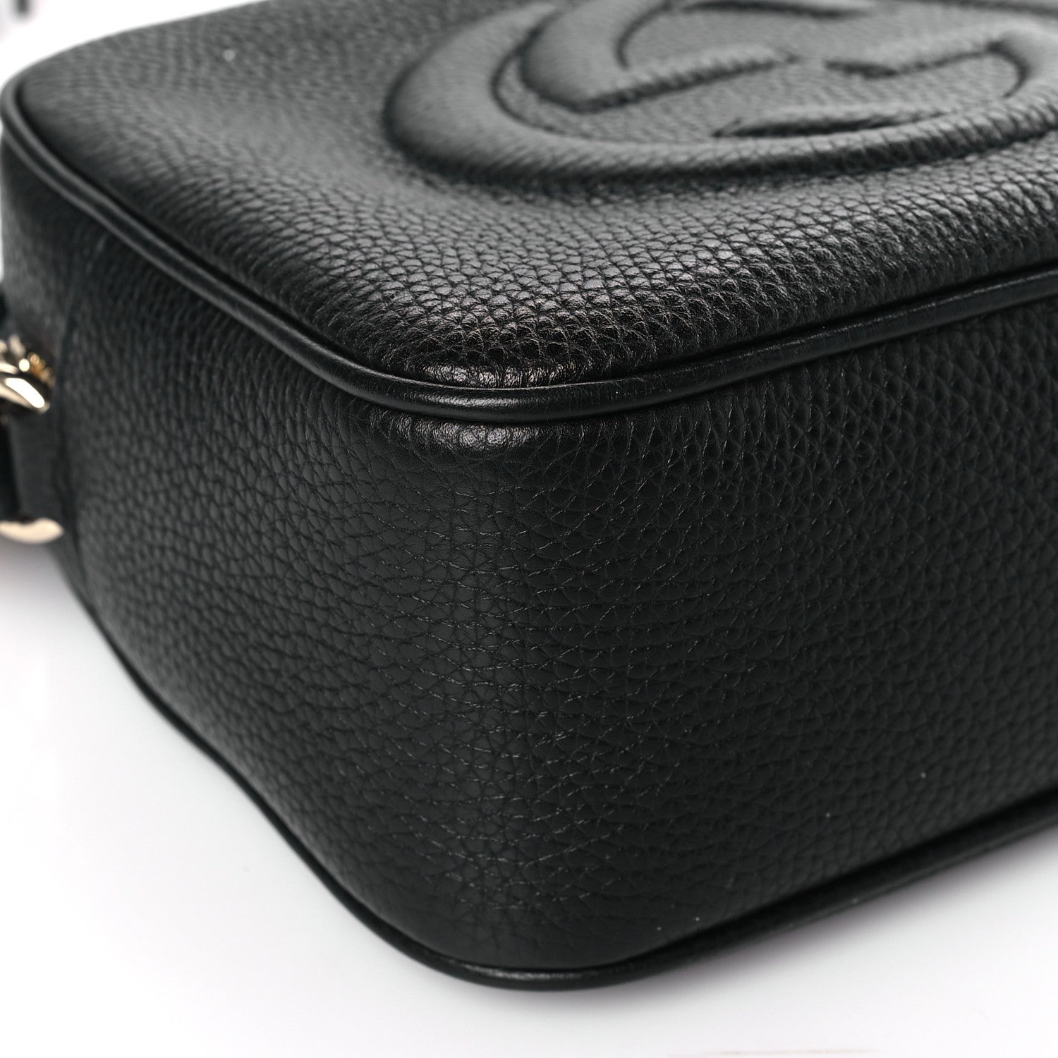 Gucci Pebbled Calfskin Small Soho Disco Bag Black 8 of 10