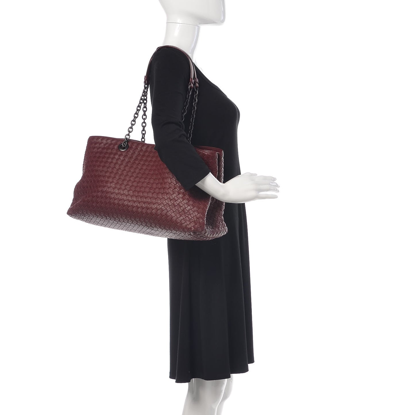 Nappa Intrecciato Large Tote Barolo