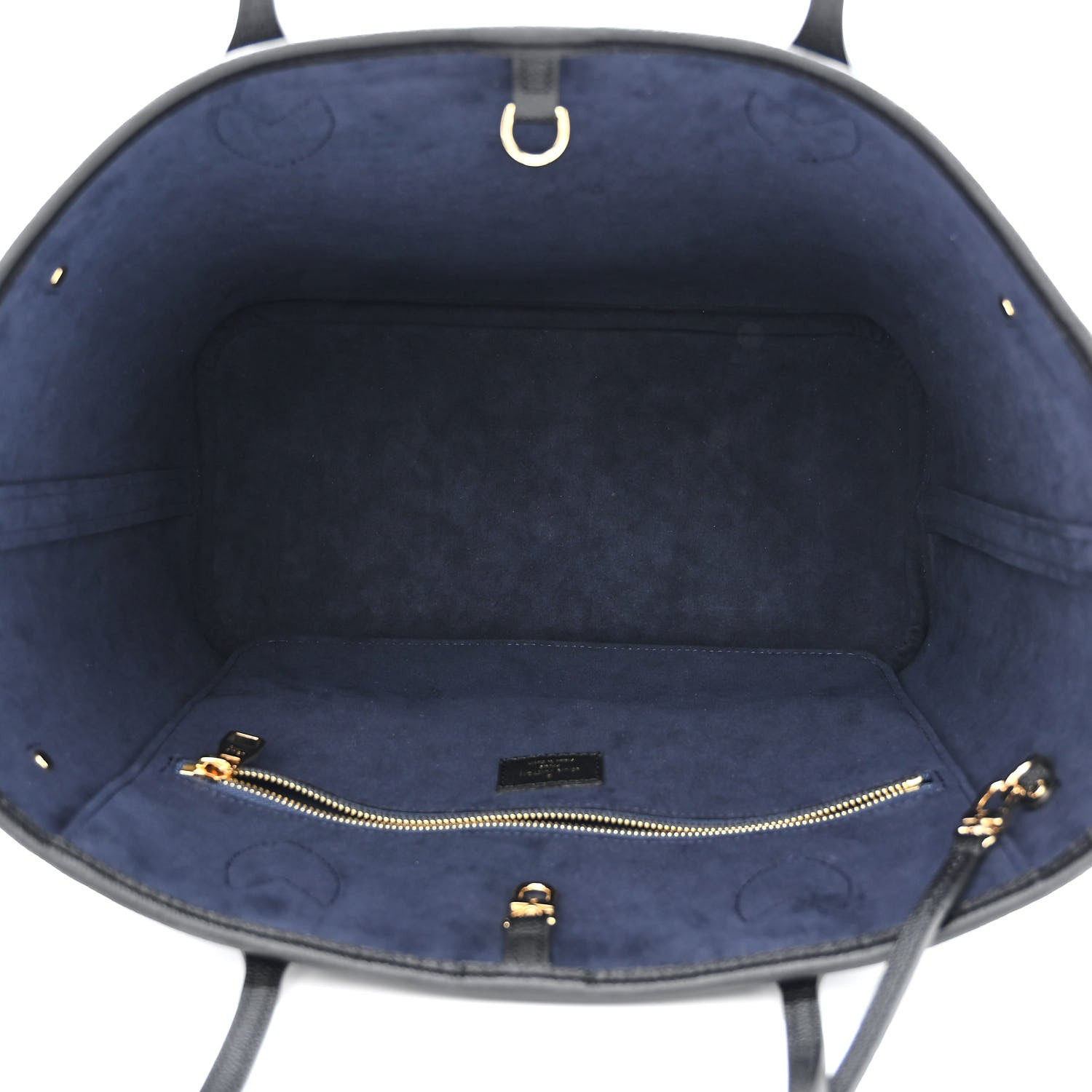 Louis Vuitton Empreinte Monogram Giant Neverfull MM Black 6 of 11