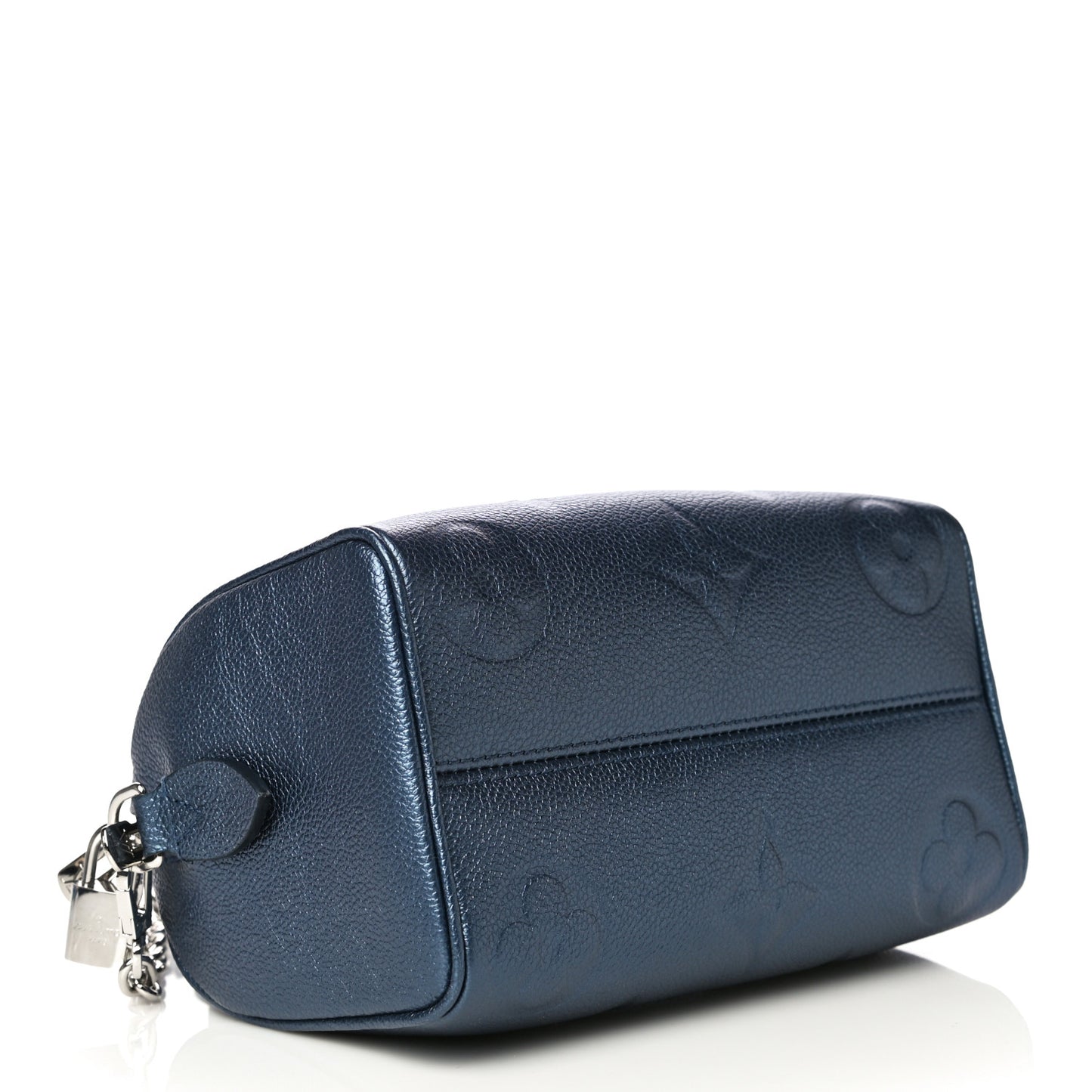 Metallic Empreinte Monogram Giant Speedy Bandouliere 20 Navy Nacre