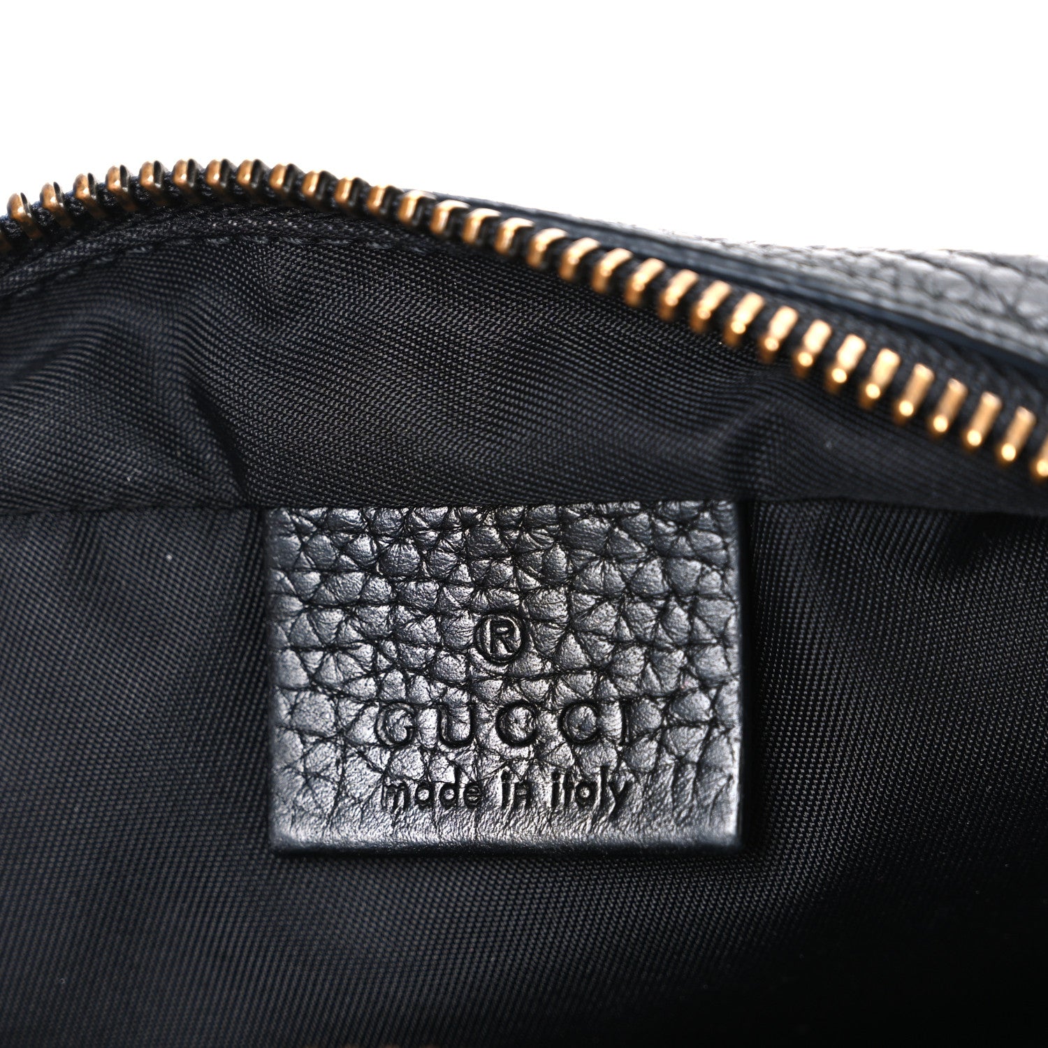 Gucci Pebbled Calfskin Small Soho Disco Bag Black 1856205