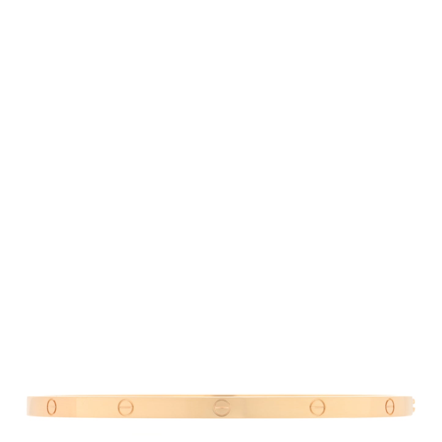 18K Yellow Gold Small LOVE Bracelet 19