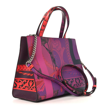 Salvatore Ferragamo Printed Calfskin Vara Bow Top Handle Tote Multicolor 3 of 9