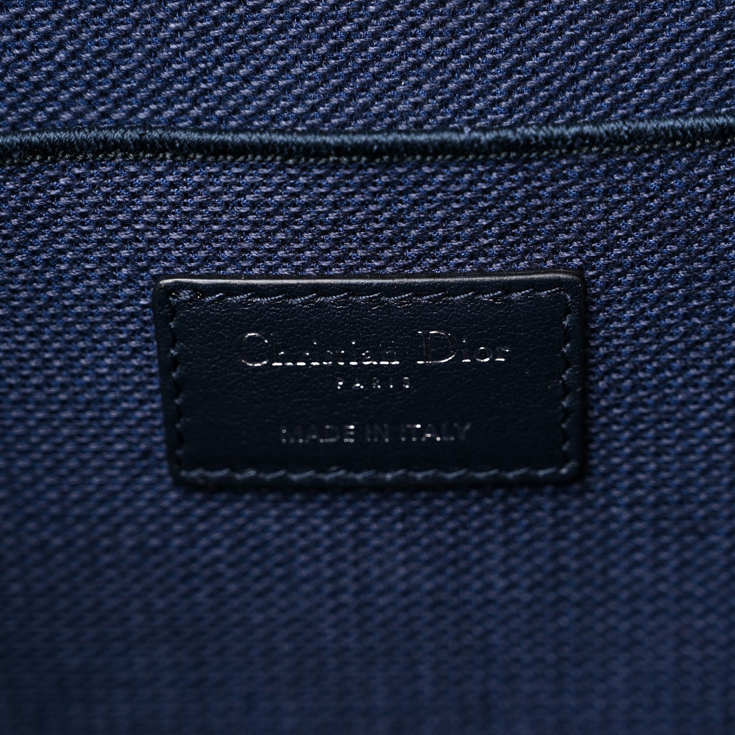Oblique Diortravel Vanity Case Blue