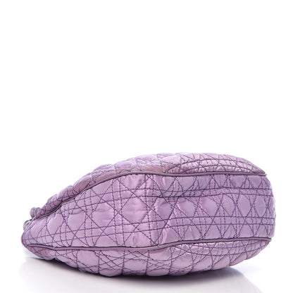Christian Dior Nylon Cannage Tote Purple 4 of 20