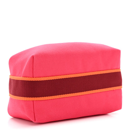 Hermes Canvas Small Bride-A-Brac Pouch Hibiscus 4 of 7