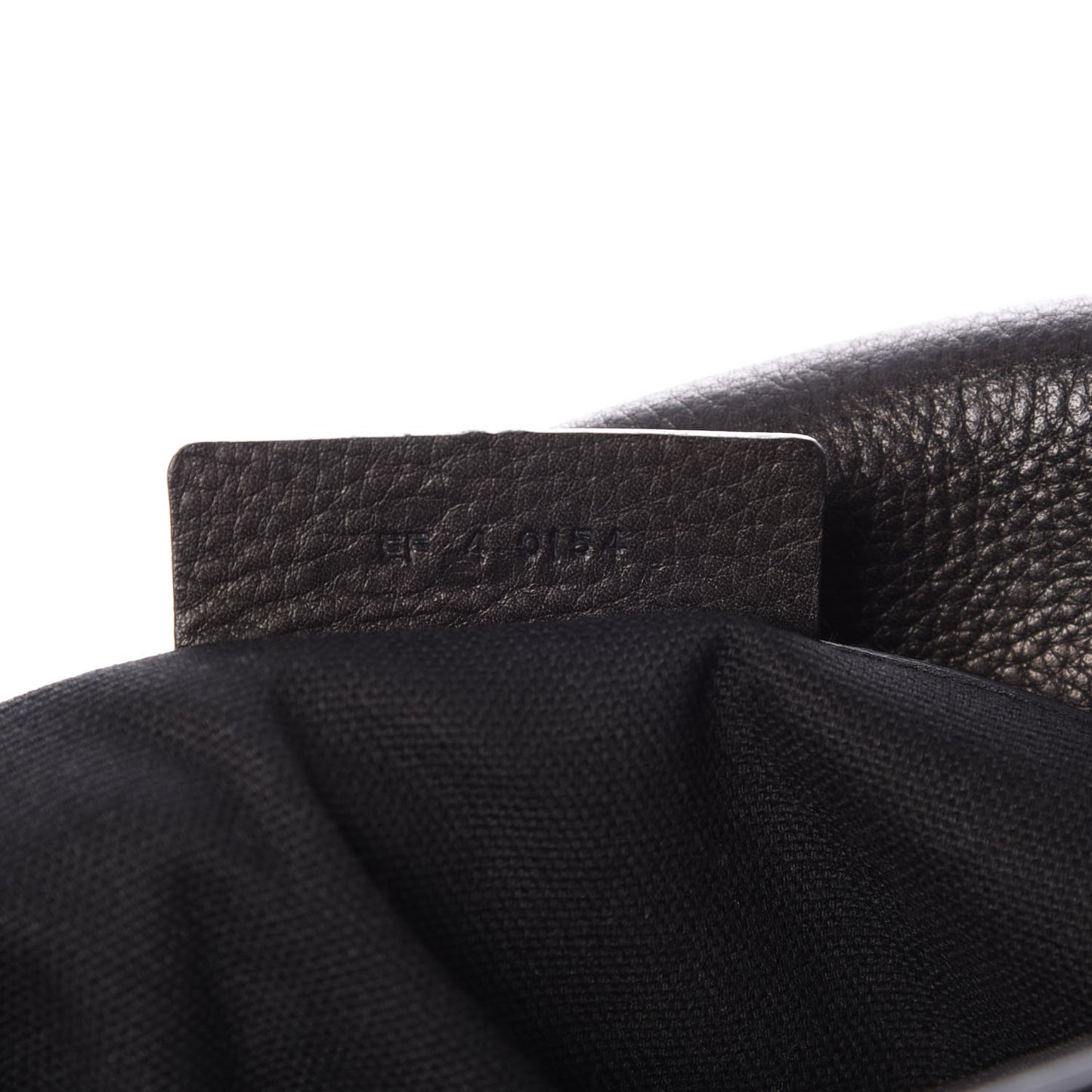 Grained Calfskin Medium Pandora Pure Flap Bag Black