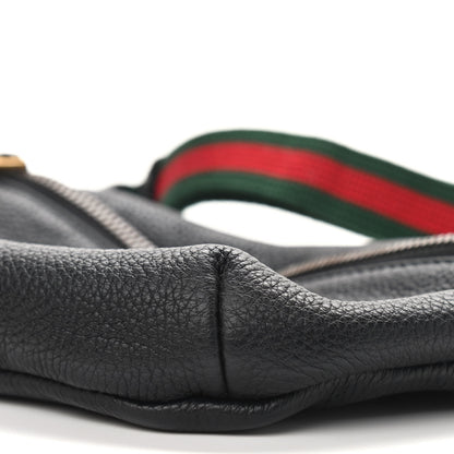 Gucci Grained Calfskin Small Logo Belt Bag Black 9 of 9