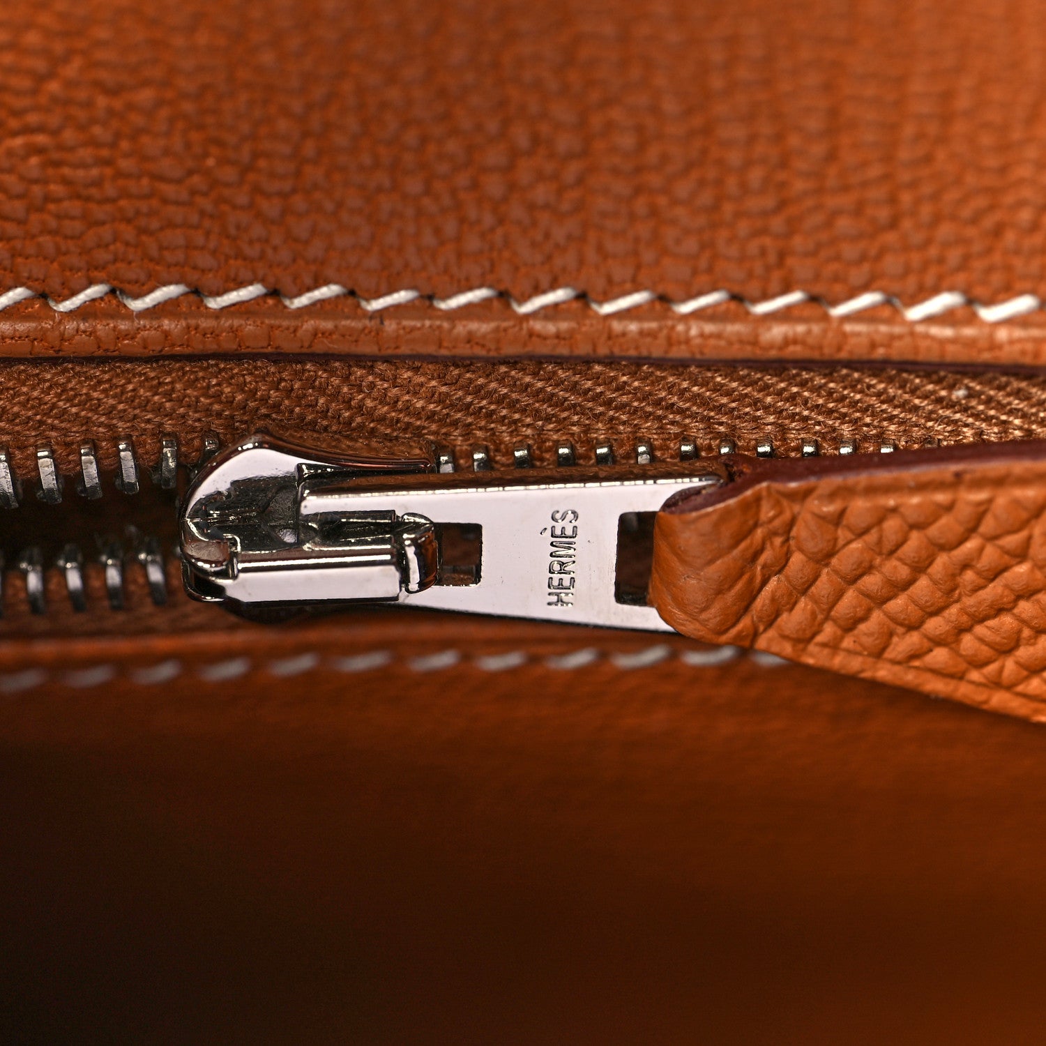 Hermes Madame Calfskin Birkin Sellier 25 Gold 20 of 35