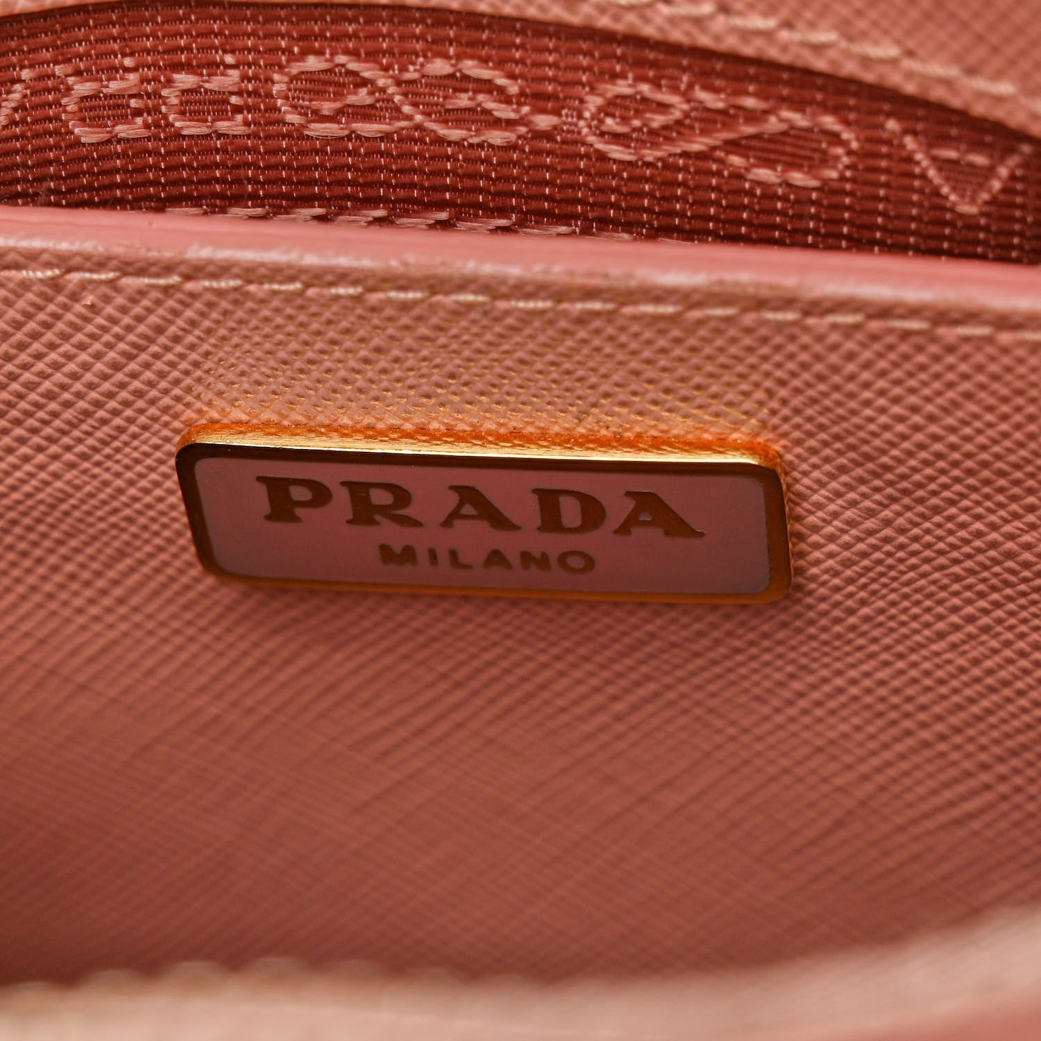 Prada Saffiano Lux Mini Promenade Tote Orchidea 6 of 9