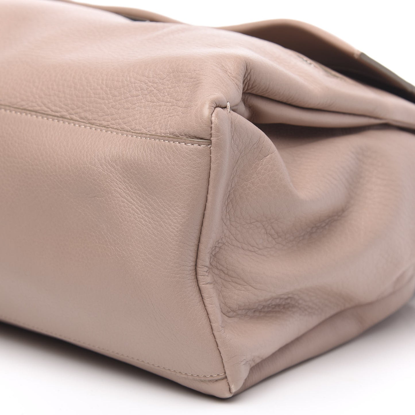 Calfskin Medium Pandora Pure Flap Bag Sand