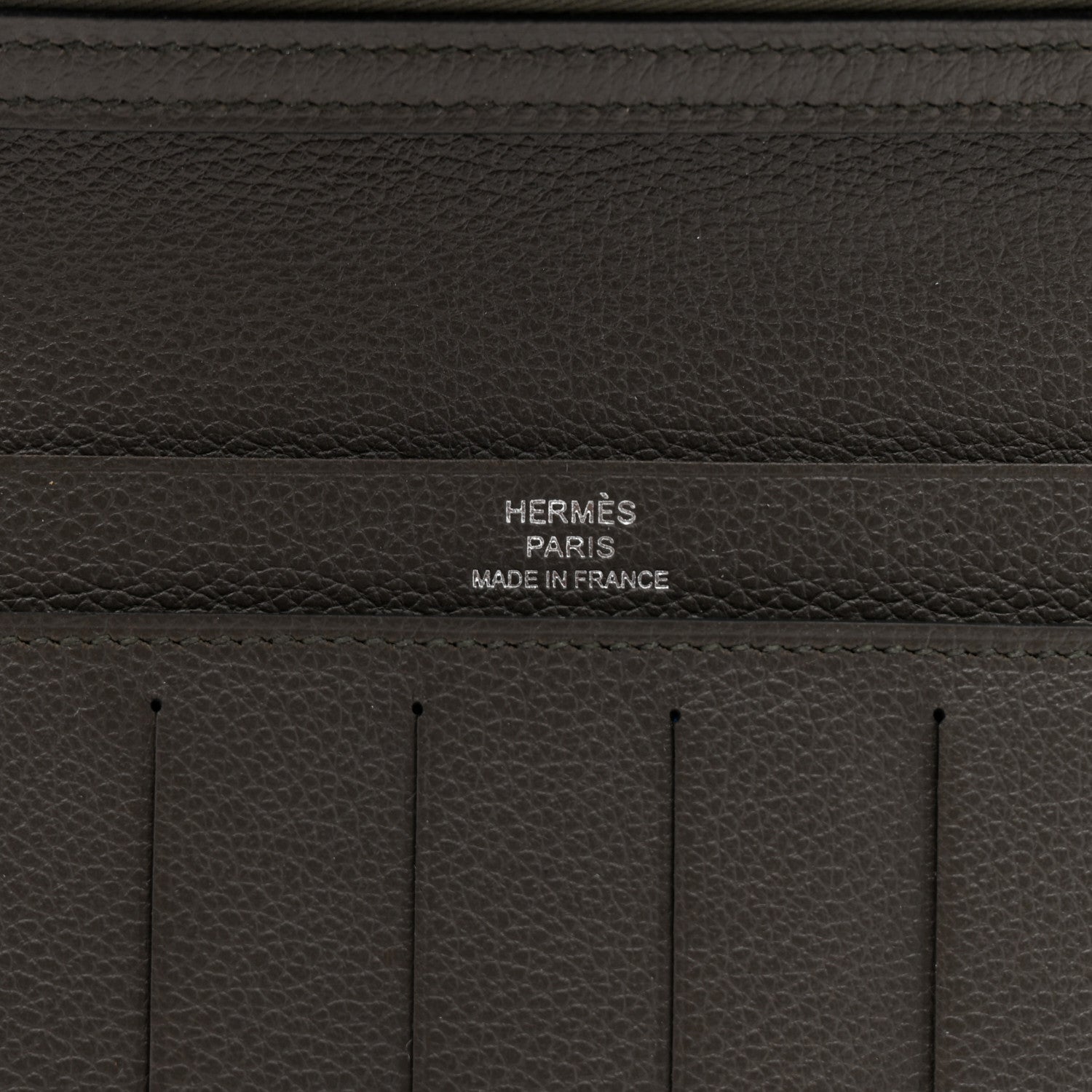 Hermes Evercolor Citizen Twill Long Wallet Vert De Gris 6 of 6