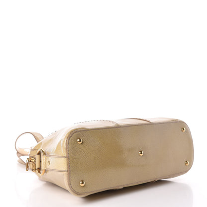 Saint Laurent Patent Large Muse Beige 4 of 12