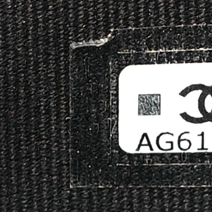 Chanel Denim Quilted Flower CC Mini Classic Backpack Black 7 of 11