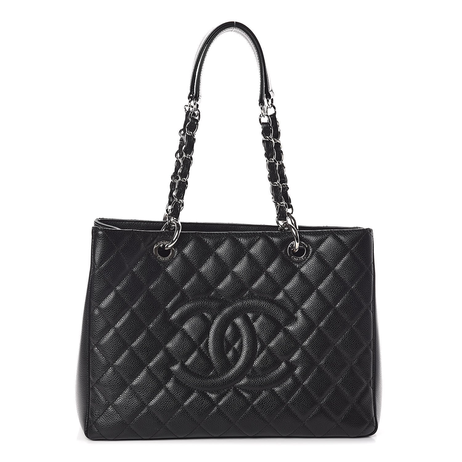 Chanel Caviar Quilted Grand Shopping Tote GST Black 1 of 10