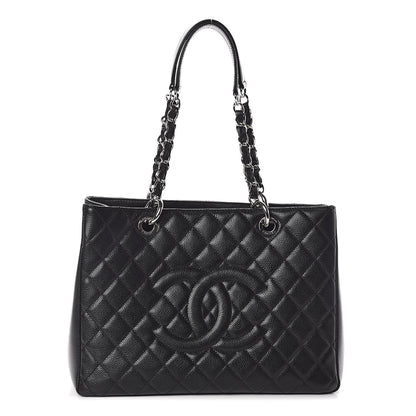 Chanel Caviar Quilted Grand Shopping Tote GST Black 1 of 10