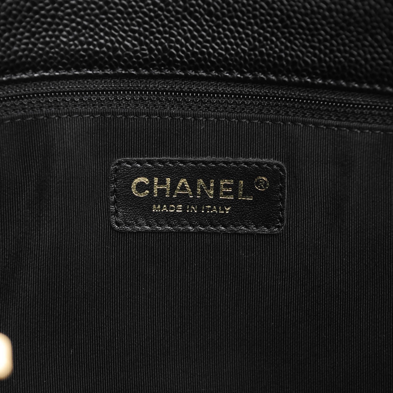 Chanel Caviar Quilted Grand Shopping Tote GST Black 6 of 7
