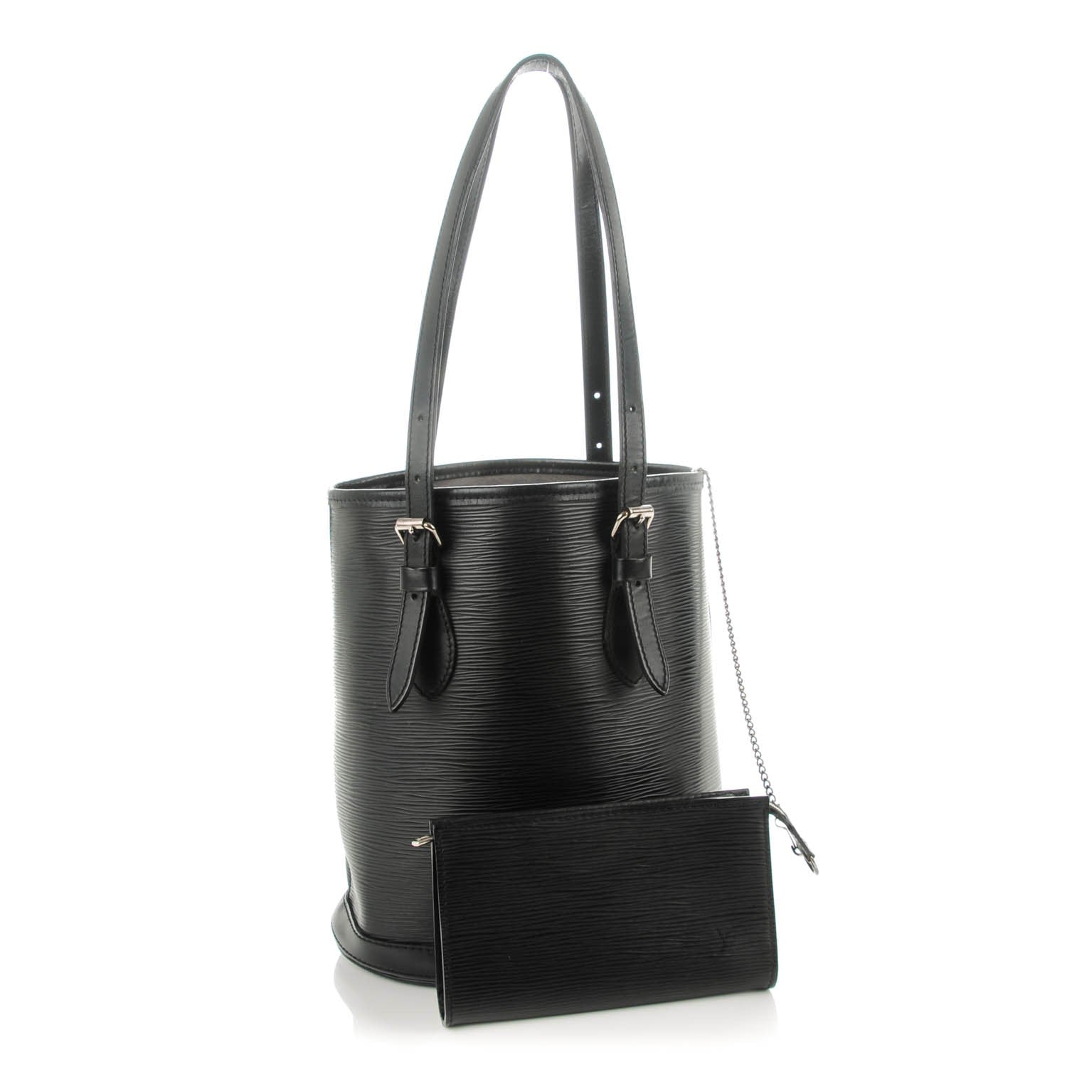 Louis Vuitton Epi Petit Bucket 23 Black 1 of 8