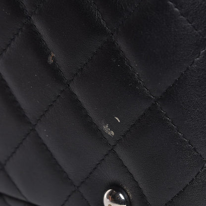 Chanel Calfskin Quilted Large Cambon Bowler Black 15 of 20
