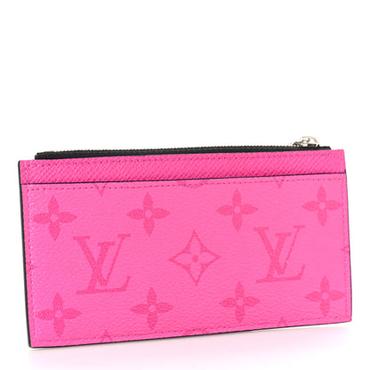 Louis Vuitton Taigarama Coin Card Holder Fuchsia 3 of 8