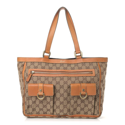 Gucci Monogram Abbey D Ring Tote Tan 1 of 20