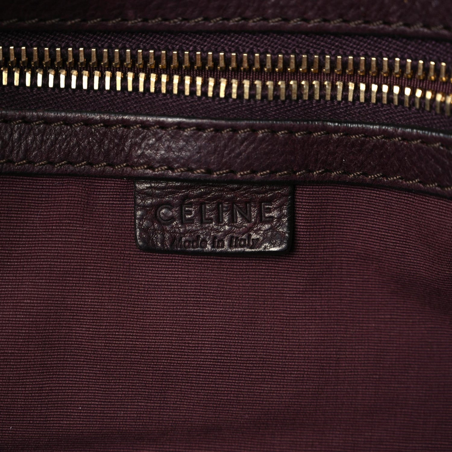 Celine Calfskin Hobo Burgundy 18 of 18