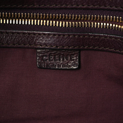 Celine Calfskin Hobo Burgundy 18 of 18