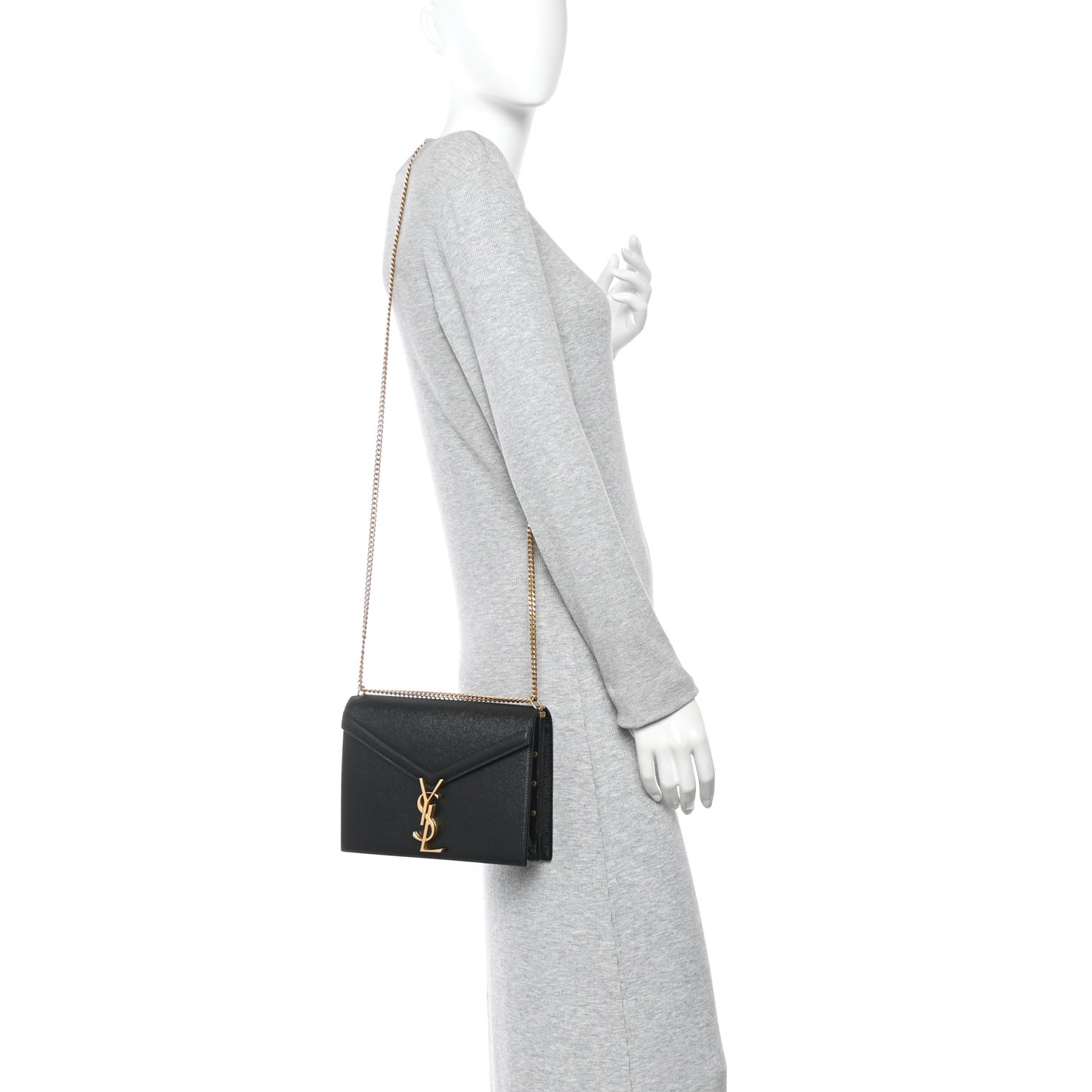 Grain De Poudre Monogram Cassandra Clasp Bag Black Rouge Legion