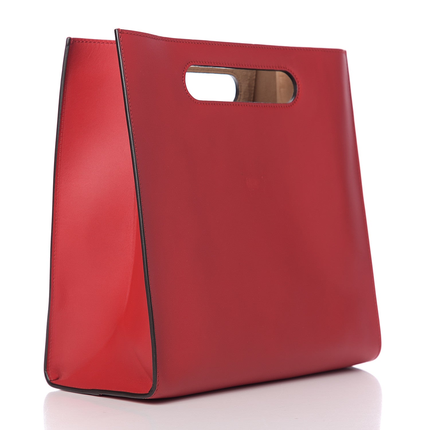 Gucci Calfskin Small XL Tote Red 2 of 9