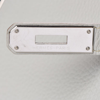 Hermes Taurillon Clemence Kelly Retourne 35 Gris Perle 12 of 29