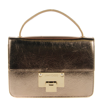 Jimmy Choo Metallic Calfskin Rebel Crossbody Nude 1 of 8