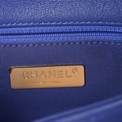 Chanel Lambskin Quilted Large Chanel 19 Flap Purple 6 of 10