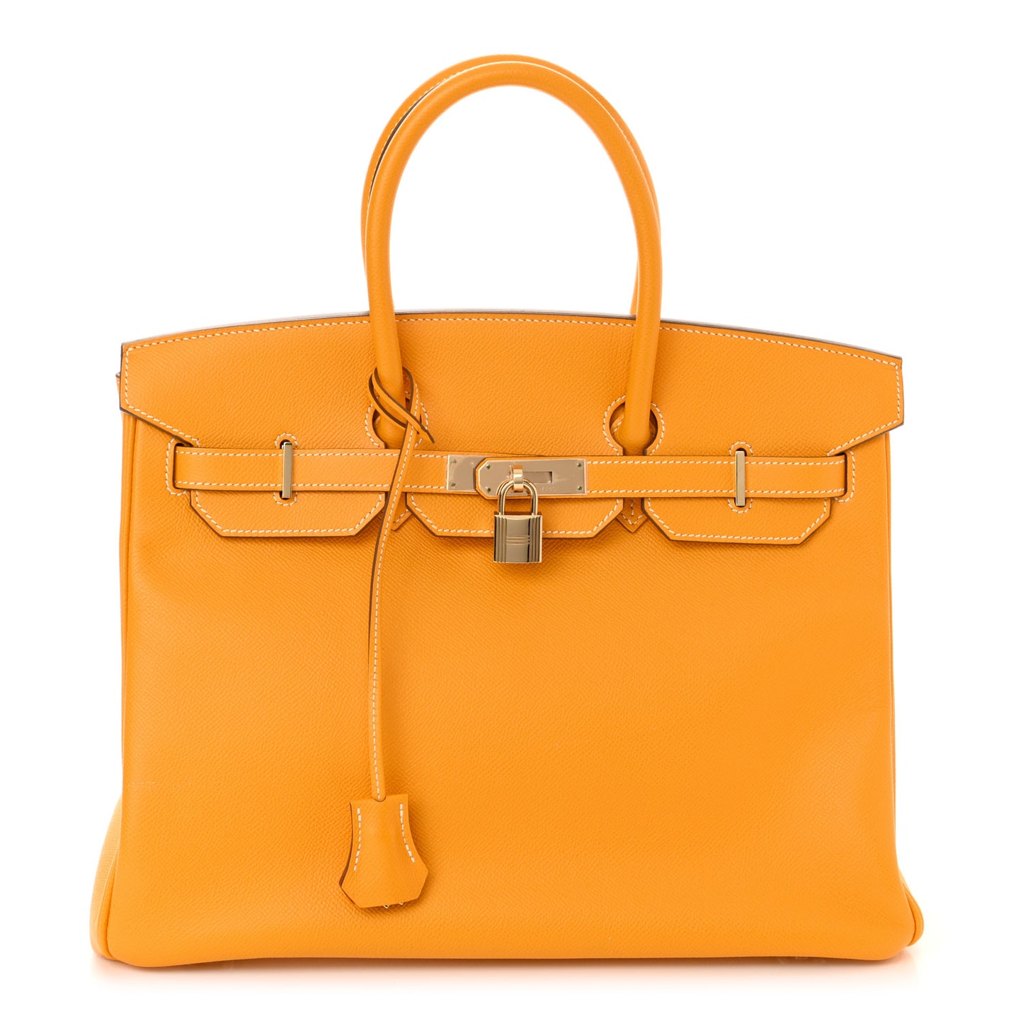 Epsom Candy Birkin 35 Jaune D'Or Feu
