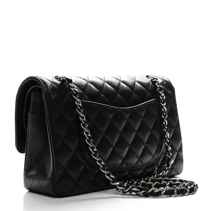 Chanel Caviar Quilted Medium Double Flap Black 3 of 10