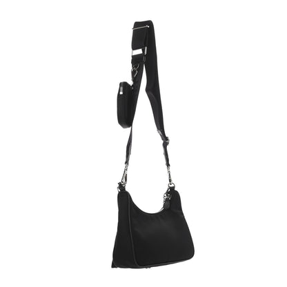 Prada Nylon Re-Edition 2005 Shoulder Bag Black 4 of 14
