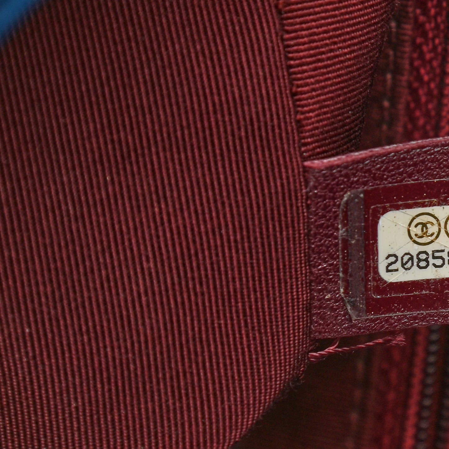 Glazed Calfskin Quilted Large Coco Boy Flap Blue