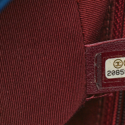 Chanel Glazed Calfskin Quilted Large Coco Boy Flap Blue 7 of 12