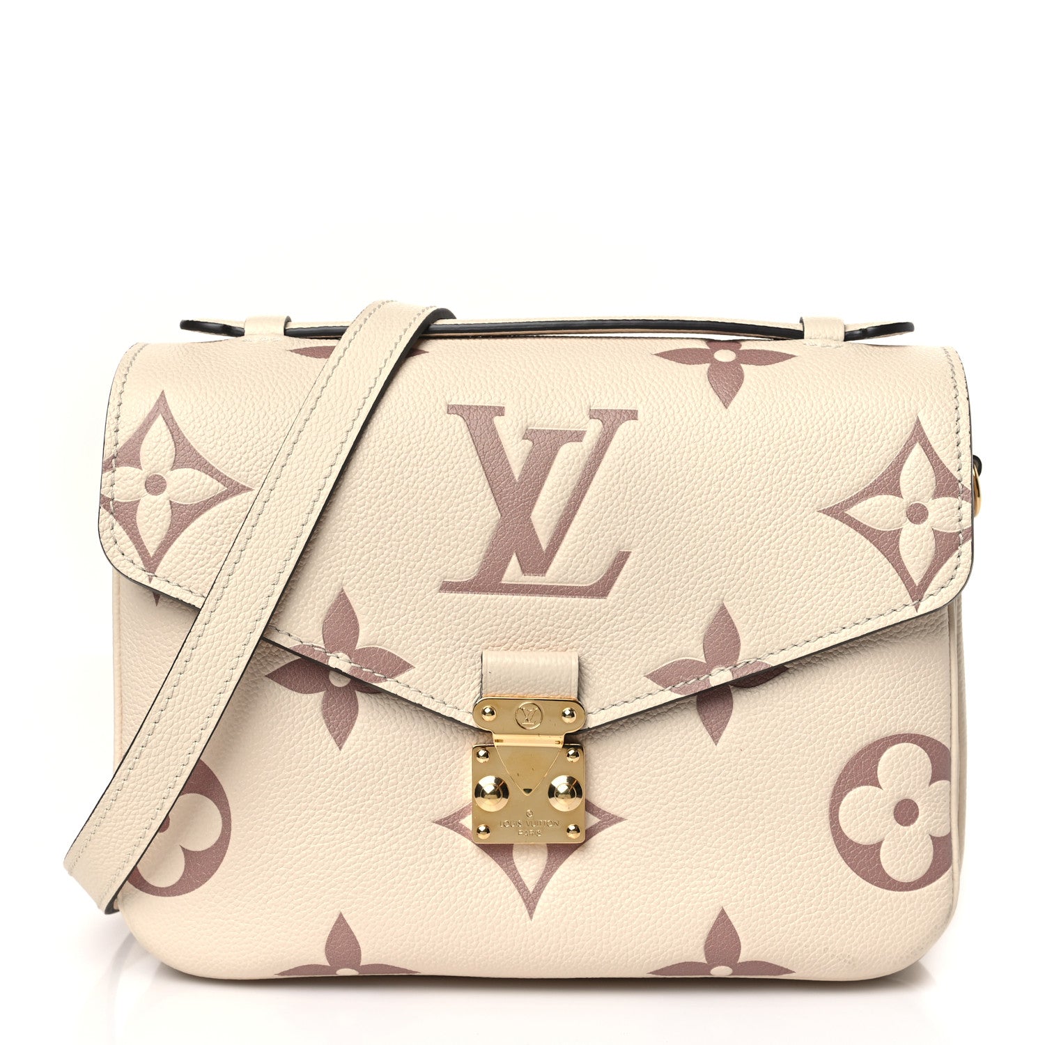 Louis Vuitton Empreinte Monogram Giant Pochette Metis Creme Bois de Rose 1 of 9