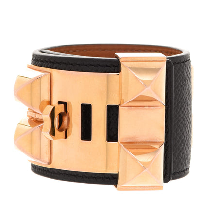 Hermes Epsom Collier de Chien CDC Bracelet XS Black 3 of 6