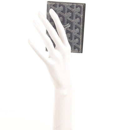 Goyard Goyardine Saint Marc Folding Card Case Grey 2 of 7