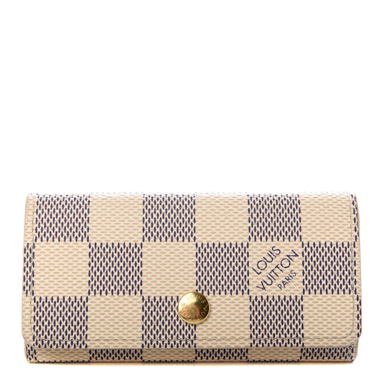 Louis Vuitton Damier Azur Multicles 4 Key Holder 1 of 7