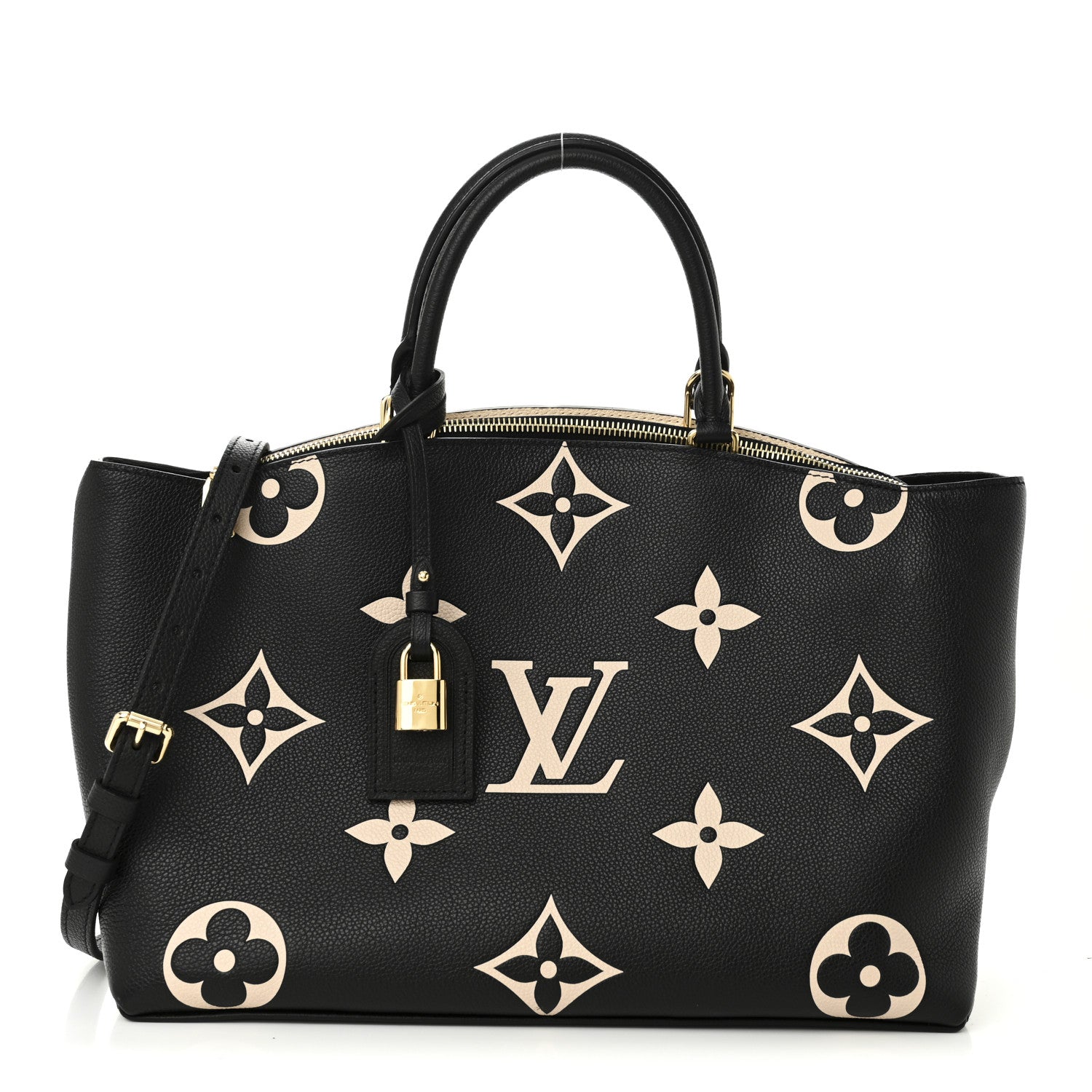 Louis Vuitton Empreinte Monogram Giant Grand Palais Black Beige 1 of 10