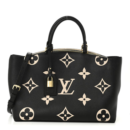 Louis Vuitton Empreinte Monogram Giant Grand Palais Black Beige 1 of 10